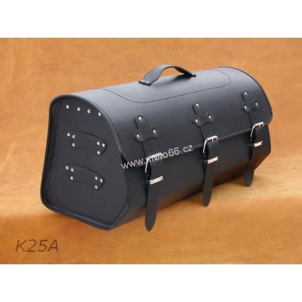 Kožený kufr - válec na chopper 60cm typ 25A