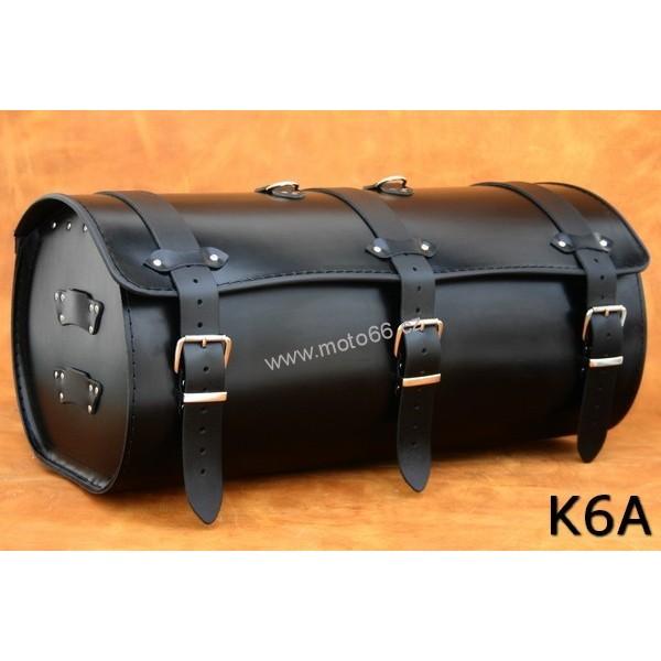 Kožený kufr - válec na chopper 60cm typ 06A