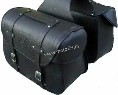 Kožené brašny 2x34 litrů + ZIP, na motorku DIABLO MOTO Chopper