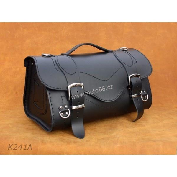 Kožený kufr - válec na chopper 40cm typ 241A