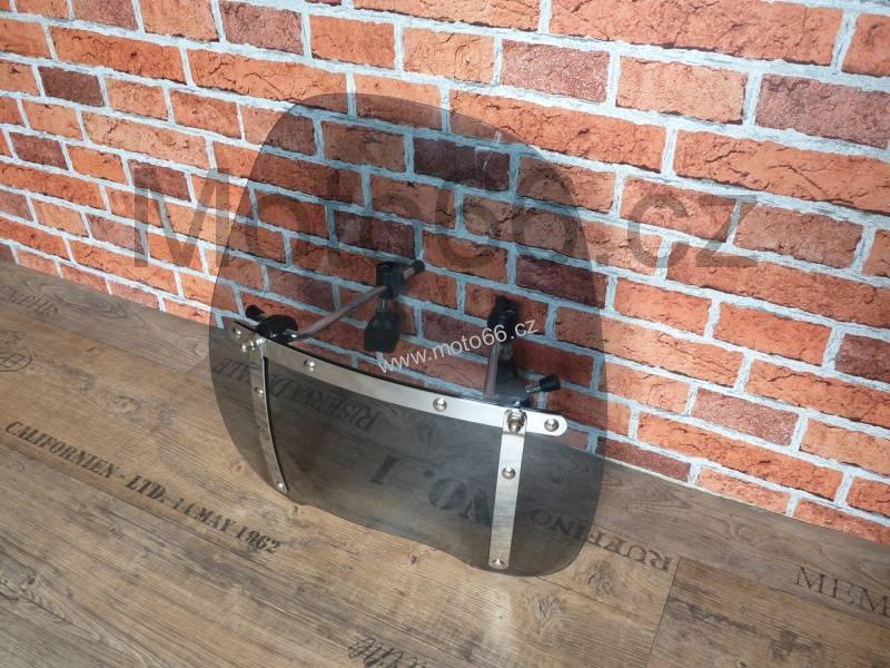 Plexi chopper kouřové 42x45cm