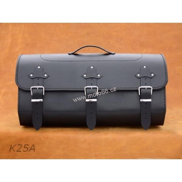 Kožený kufr - válec na chopper 60cm typ 25A