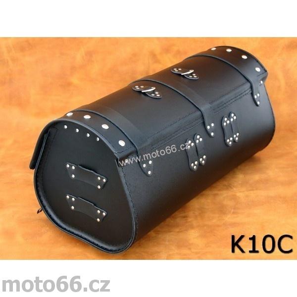 Kožený kufr - válec na chopper 60cm typ 10C