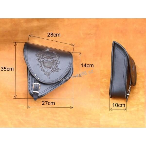 brašna z kůže Harley Davidson typ HD54 hnědý
