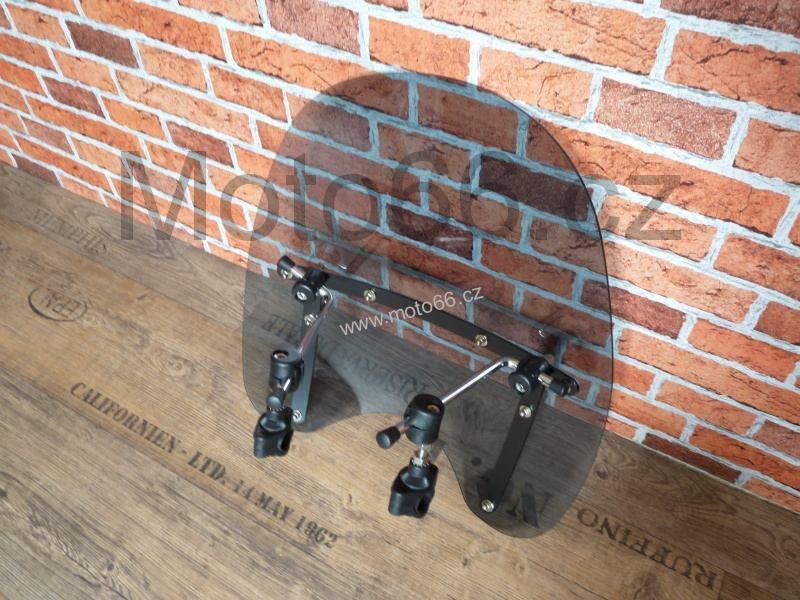 Plexi chopper kouřové 42x45cm