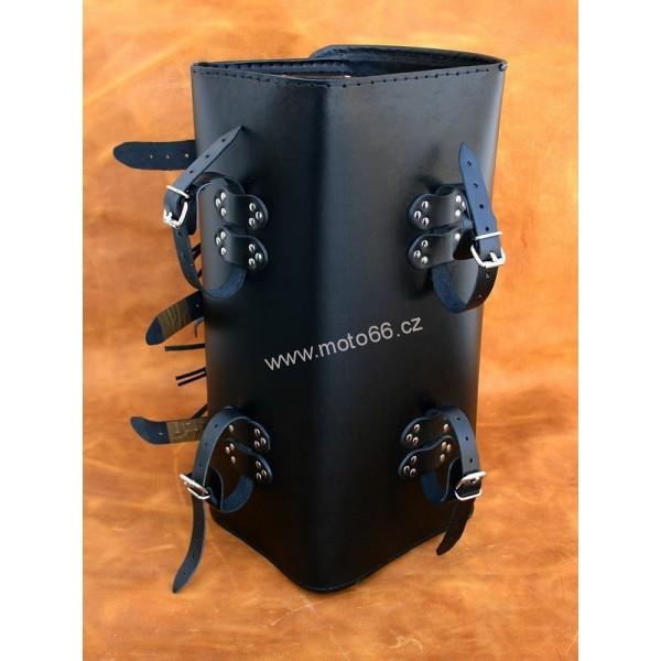 Kožený kufr - válec na chopper 48cm typ 21B