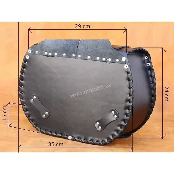 brašny kožené 2x12 litrů typ 6A