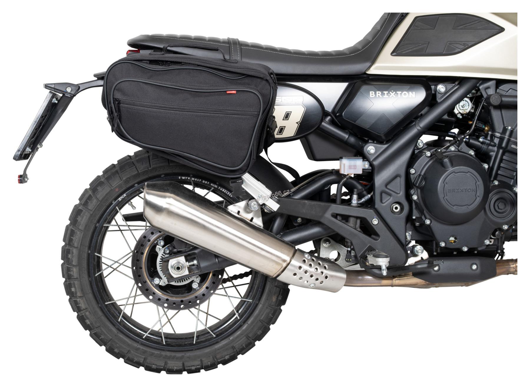 Boční textilní sedlové brašny Moto-Detail 2x15 litrů na motorku