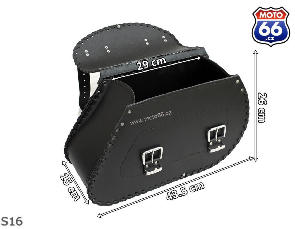 brašny kožené 2x14 litrů typ 116B