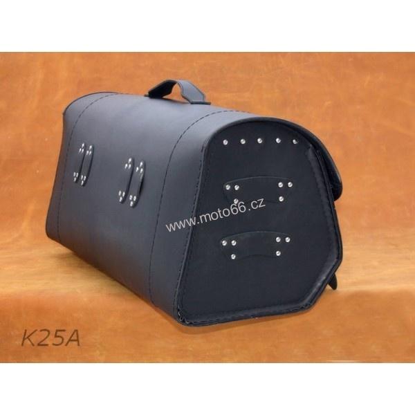 Kožený kufr - válec na chopper 60cm typ 25B