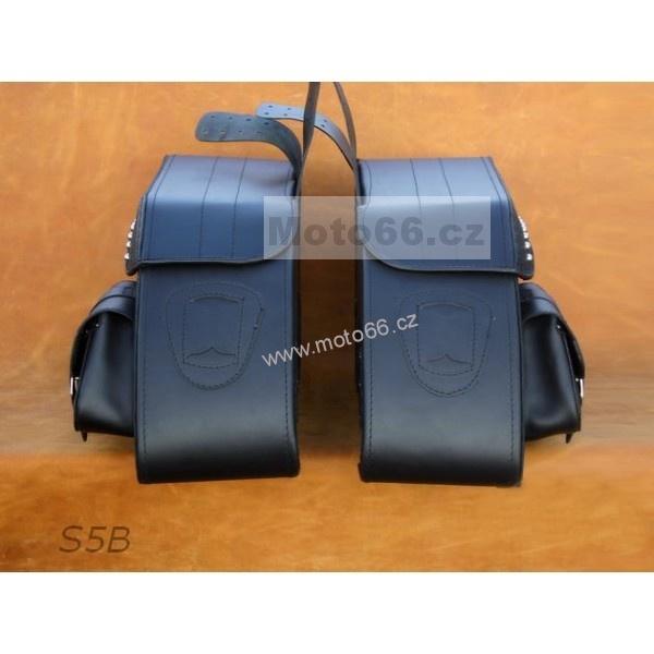 brašny kožené 2x 24 litrů typ 5B Cruiser