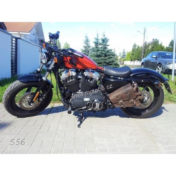 brašna kožená Harley Davidson typ HD56 hnědý