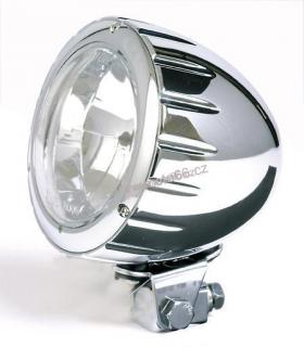 ARIZONA headlamp, H7 90mm, housing c.p., bottom mount, low beam E-mark. For H7-insert just use #226-093 insert, not #226-091!