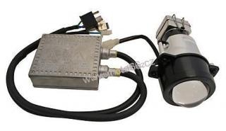 HID projection light 50 mm with a shutter for high beam and low beam, HID bulb 12V 35 Watt