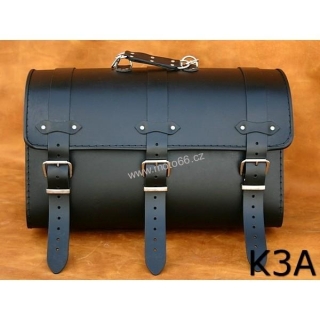 Kožený kufr - válec na chopper 50cm typ 03A