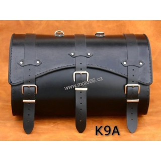 Kožený kufr - válec na chopper 48cm typ 09A