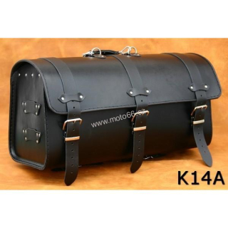 Kožený kufr - válec na chopper 60cm typ 14A